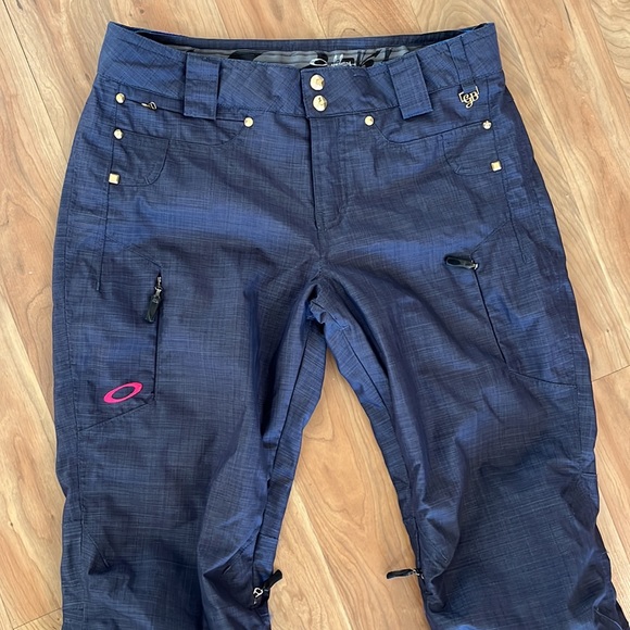 - Oakley Gretchen Bleiler grey snow pants size S - Picture 3 of 10